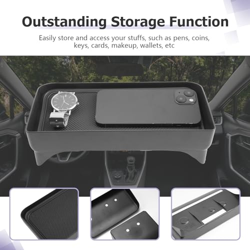 LUWU 2025 RAV 4 Dashboard Storage Tray Compatible with Toyota RAV 4 2019-2022 2023 2024 2025 Center Console Display Box Hidden Tray Behind Screen 2025 RAV 4 Accessories - color: 2019-2025 RAV 4 Dash Tray