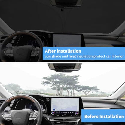 Windshield Sun Shade for Lexus RX 2023-2026 RX 350 RX 350 F Sport Accessories Window Sunshade Fit Lexus Sunshade Windshield Cover 4 Layers Front Window Shade Sun Visor Blocks UV Keep Car Cooler - size: K1. for Lexus Rx 2023-2026
