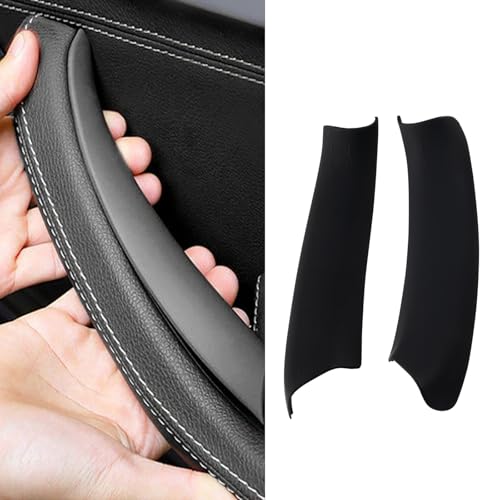 2PCS Black Driver and Passenger Side Door Pull Handle Covers Compatible with BMW X3 F25 2010-2016 X4 F26 2014-2017 Left and Right Side Interior Pull Handle - color: Black, size: 2pcs Pull Handle(L+R)