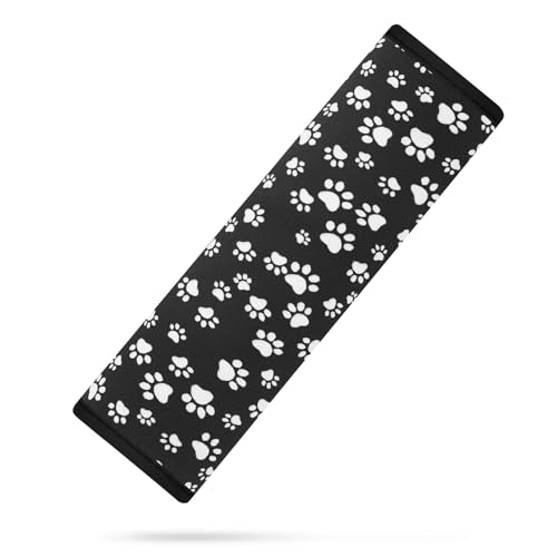 YR Seat Belt Cover for Kids, Soft Comfort Seat Belt Cushion for Children, Cute Cartoon Pattern Car Seat Belt Pads Cover for Girls and Boys, 1 Pack (Paw) - color: Paw