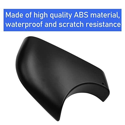Jaronx Compatible with Tesla Model Y Mirror Lower Cover 2018-2025,Left Drive Side Rearview Mirrors Base Trim Bottom Cover Replacement for Tesla Model Y Accessories(Left) - size: Left Side Black, style: Model Y