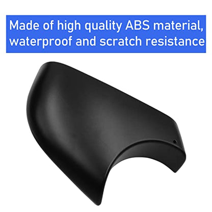 Jaronx Compatible with Tesla Model Y Mirror Lower Cover 2018-2025,Left Drive Side Rearview Mirrors Base Trim Bottom Cover Replacement for Tesla Model Y Accessories(Left) - size: Left Side Black, style: Model Y