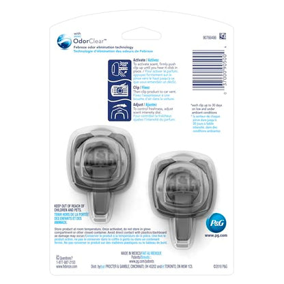 Febreze Gain Island Fresh Scent Car Air Freshener 0.06 oz Liquid 2 pk - size: 1 Count (Pack of 8)