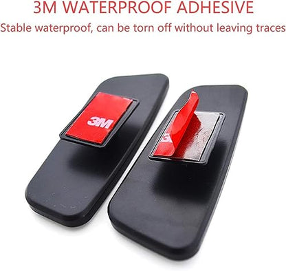 WildAuto Blind Spot Mirror, Rectangle Adjustable Car Auxiliary Universal Wide Angle Mirror for Universal Cars (Adhesive, 2pcs) - size: Adhesive Rectangle