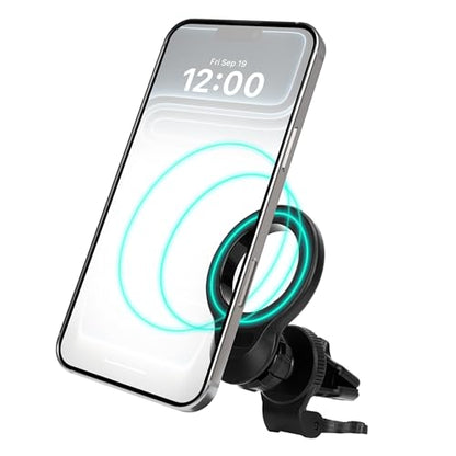 iHome Air Vent Clip Car Mount, 360° Rotation, Secure Fit, Adjustable Grip (Magnetic Air Vent) - style: Magnetic Air Vent