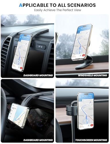 eSamcore Enlarged [3.22" X 2.16"] 2 Pack Single-Sided 3M VHB Adhesive Pad with Loop Strip Replacement Only Compatible with Magsafe Car Mount Detachable【#253】 - size: Enlarged