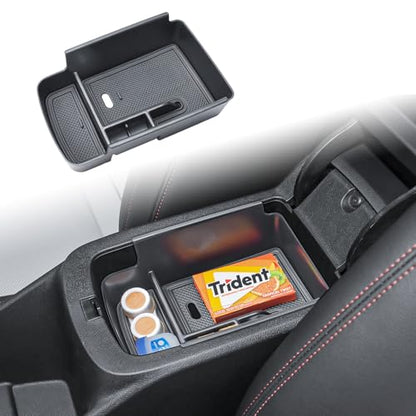 Center Console Insert Tray Compatible with 2024 2025 2026 Chevrolet Trax and 2024-2026 Buick Envista Interior Accessories, Armrest Secondary Storage Organizer Box