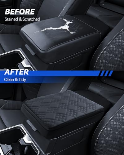 Armrest Cover for 2025 2026 Toyota 4Runner Accessories Center Console Middle Lid Pad Protector for Car Elbow Rest-Thickened - size: for Toyota 4Runner