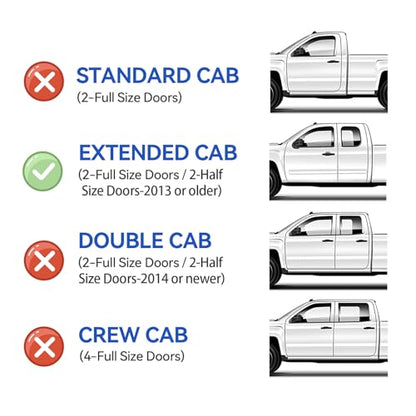Window Visors Rain Guards for 2004-2015 Nissan Titan King Cab, Out-Channel Window Vent Wind Deflectors Visors Shades for 04-15 Nissan Titan Extended Cab, 2PCS - size: 2004-2015 Nissan Titan King Cab