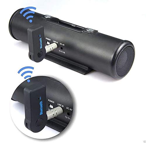 Bluetooth Receiver 5.0 Wireless Audio Receiver, 3.5mm Jack AUX car Audio/Wired Headset/Home Stereo System Compatible, can be Connected to Smartphone/Tablet Bluetooth, Hands-Free Compatible Microphone