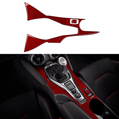 Car Gear Shift Cup Holder Panel Sticker Carbon Fiber Decal for Chevrolet Camaro ZL1 2016 2017 2018 2019 2020 2021 2022 2023 Accessories - color: Gear Shift Cup Holder Panel