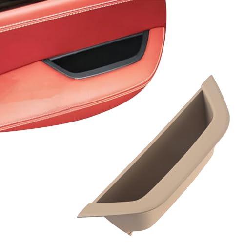 Beige Left Door Armrest Handle Storage Compartment Compatible With BMW X3 F25 2010-2016 X4 F26 2014-2017 Driver Side Cover Container Storage Box Armrest Cover - color: Beige, size: 1PCS Left Door Armrest