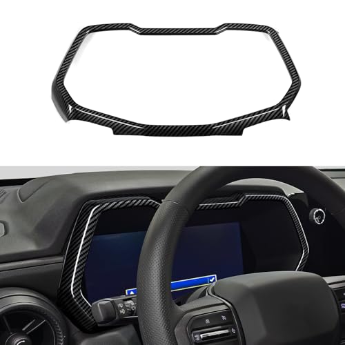Car ABS Center Console Dashboard Panel Trim Cover for 2023 2024 2025 2026 Chevy Colorado Carbon Fiber Interior Accessories - color: Dashboard Panel