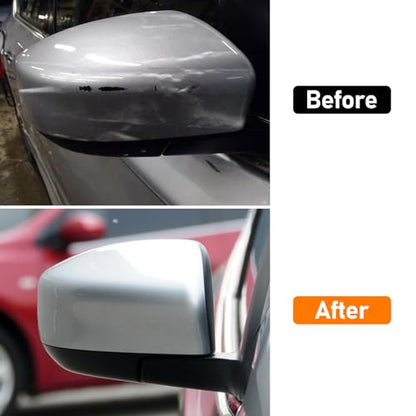 Moonlinks Compatible with Nissan Sentra 2013 2014 2015 2016 2017 2018 2019 Right Side Mirror Cover Replacement, Silver Right Passenger Side Door Rearview Side Mirror Cap Trim - size: Right Silver