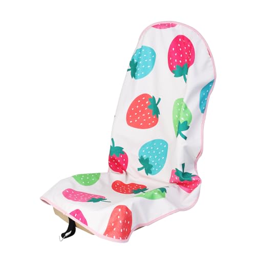 Sweat Towel Car Seat Cover Protector Front Seats for Gym Workout, Running, Swimming, Beach and Hiking, Waterproof Universal Seat Cover for Car, Truck, Van & SUV (Strawberry, 1pcs Front Seat) - color: Strawberry, size: 1pcs Front Seat