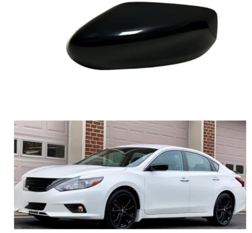 Mirror Cover Caps Housing Replacement for Nissan Altima 2013-2018 (Glossy Black) - style: Glossy Black