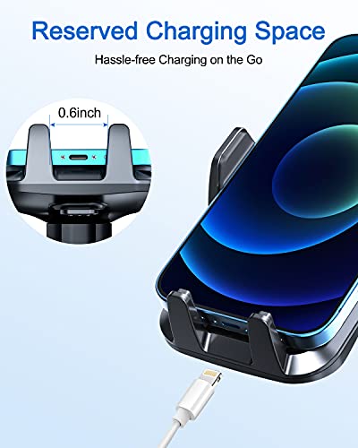 vanva Universal Air Vent Car Mount, [ Big Phones & Thick Case Friendly ] Cell Phone Holder for Car Hands Free Clamp Cradle Vehicle fit for All Apple Smasung Galaxy