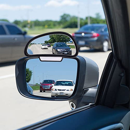 Car Blind Spot Mirror,Wide Angle Rearview Mirror,Adjustable Car Auxiliary Side Mirror Universal for Cars Truck,Left