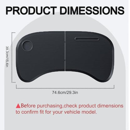 Foldable Car Tray for Tesla Model Y 3, Car Desk Steering Wheel Tray, Foldable Car Table Tray, Foldable Desk Food Tray for Eating and Traveling - size: 29.3" L X 15.4" W X 1" H