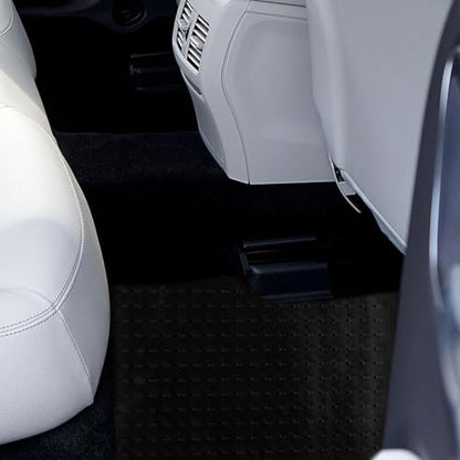 NUOBESTY Vehicle Foot Mats Car Floor Protection Mat 4pcs PVC Waterproof Non-Slip All-Season for Cars and Suvs