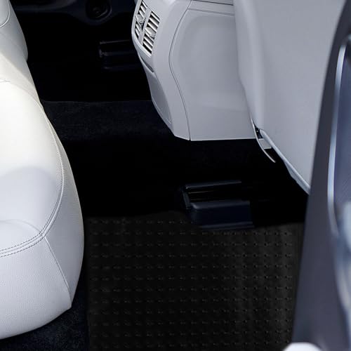 Ipetboom Car Floor Mats 4pcs Set PVC Waterproof Anti-Slip Vehicle Foot Mats All-Season Sturdy Universal Fit Automotive Floor Protection for Cars Suvs