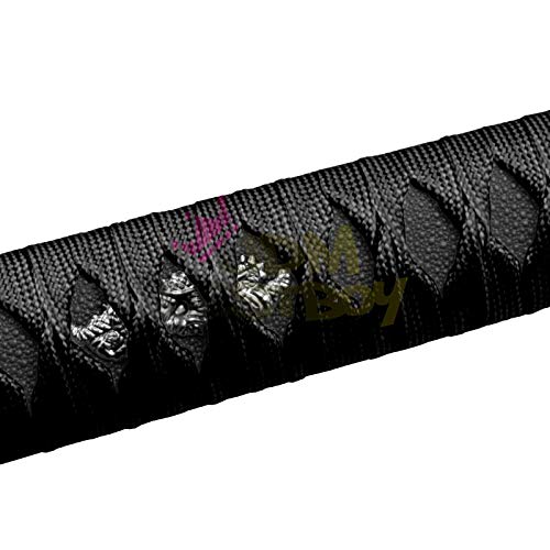 JDMBESTBOY Samurai Sword Black Shift Knob Shifter Alloy Katana with Adapters Universal 26cm - color: Black, size: 26cm