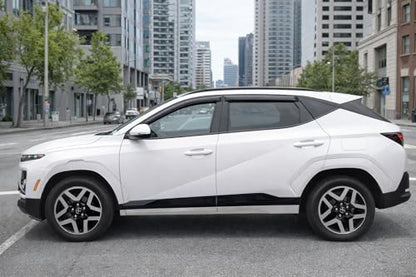 2024-2026 Tape-On Rain Guards Compatible with Hyundai Kona Side Window Visor Deflectors SE SEL Convenience N Line S Limited 2025 - size: For Kona 2024-2026