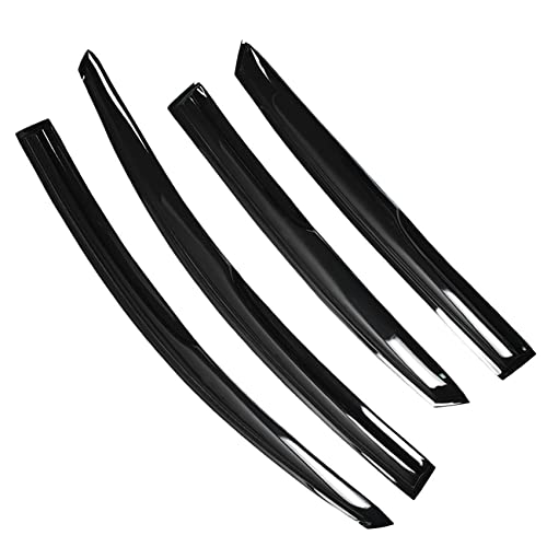 labwork Black 4 Pieces Window Visors Shade Sun Rain Wind Guards Outside Replacement for Sentra 2013-2019