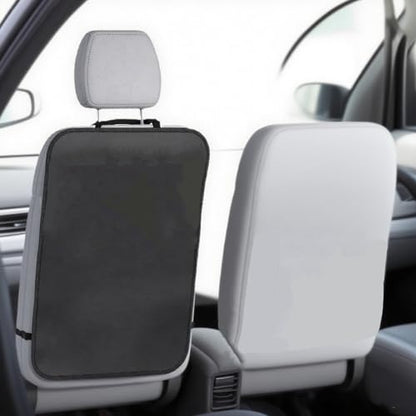 Back Seat Cover For Kids,X-Large Waterproof Kick Mats Backseat Protector, Car Seat Back Protectors For Vehicles To Protect From Dirt, Mud & Scratches Black 1PACK