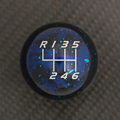 Billetworkz Cosmic Space Shift Knob Compatible with Manual 1999-24 VW MK4/MK5/MK6/MK7/MK8 Golf/GTI/Golf R/Jetta/GLI, Blue Cosmic - color: Cosmic Blue