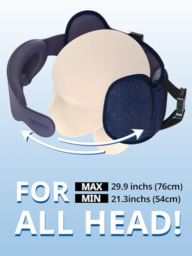 Inspireyes Travel Pillows for Airplanes, Airplane Pillow with Sleep Eye Mask, 360° Support Headrest Strap Travel Essentials for Long Flight, Car Trip, No Bobblehead, Fit Various Heights, Dark Grey - color: U-dark Grey