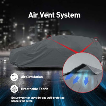Ultimum Series Car Cover for Honda CR-V 2023-2026 SUV 4-Door All Weather Protection Semi Custom Fit Dust, Sun, Snow, Rain, Hail Protection Indoor Outdoor