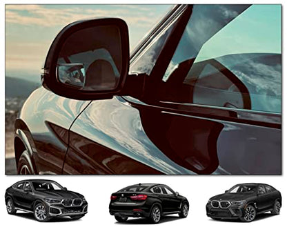 Blind Spot Mirrors- Compatible with BMW X6 Extended View X6 Series - 2 Piece Set (Left & Right) - size: X6 Series