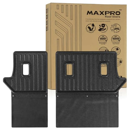 Premium MAXPRO Seat Back Liners for 2019-2025 Toyota RAV4 RAV4 Hybrid | Custom Fit TPE Rear Seat Protectors All Weather Waterproof Cargo Mat Extension | Heavy Duty Car Accessories RAV4 Trunk Liners - size: 2019-2025 Seat Back for Toyota Rav4/ Rav4 Hybrid