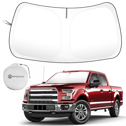 Car Sun Shade for 2015-2020 2021 2022 2023 2024 2025 2026 Ford F150 Windshield Sun Shade, Sun Visor Windshield Screen Cover for F150 Front Window Sunshade Foldable Auto Interior Accessories - size: For 2015-2026 Ford F150