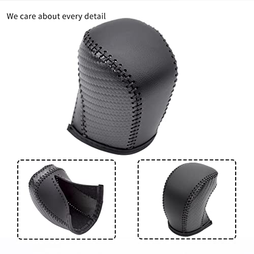 Auto Car Leather Gear Shift Knob Cover Trim for Toyota Highlander 2014-2019/ Tacoma 2016-2022 Accessories - color: B