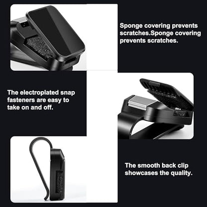 Amooca 1PCS One-Handed Operation Car Visor Sunglass Holder Clip - ABS Material, Universal Fit for Car/SUV/Truck, Durable Interior Car Accessories