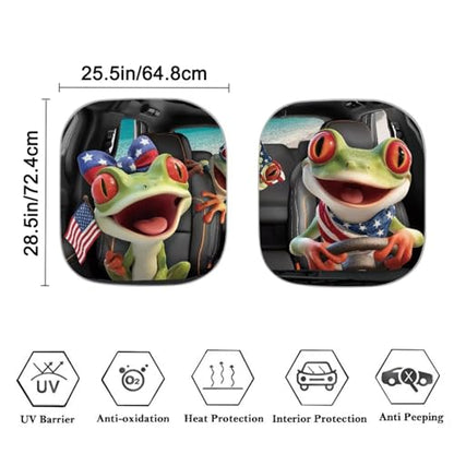 Car Window Sun Shade,Chameleon 2 PCS Auto Shade for Windshield Visor,Block UV Reflect Heat to Keep Your Car SUV Truck Cool - color: Chameleon