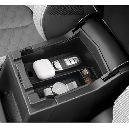 LUWU for 2025 2026 Subaru Forester Accessories Compatible with Forester Base/Premium/Sport/Limited/Touring 2025 2026 Armrest Console Secondary Storage Box Insert Tray ABS Material Black - color: Forester 2025-2026 Armrest Box 1-Pack