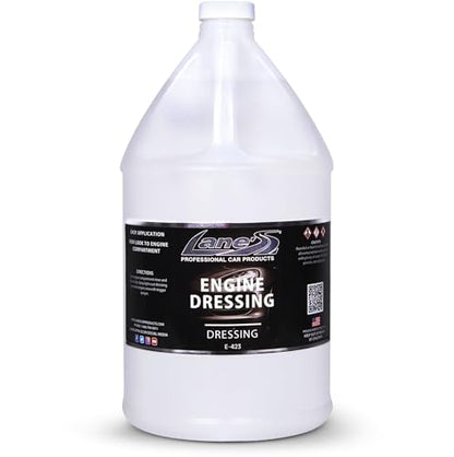 LANE'S Engine Dressing | Professional Engine Bay Cleaner and Protector Shine | Prevents Rubber Hoses Fading and Cracking | Easy to Use, Dust Resistant Degreaser & Detail Spray | 1 Gallon - size: 128 Fl Oz (Pack of 1)