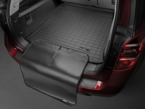WeatherTech Cargo Trunk Liner with Bumper Protector for Mercedes AMG GLS 63 SUV, GLS SUV, AMG GLS 63 - Behind 2nd Row w/Bumper Protector (401329SK), Black - color: Black