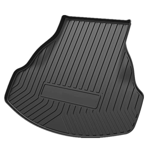 All Weather Rear Cargo Liners Trunk Tray Mats Protector Custom Compatible with 2013 2014 2015 2016 2017 Honda Accord, 3D Waterproof Durable Odorless Flexible Black TPO Accessories - size: 1）For Honda Accord I 2013-2017 I Trunk Mat
