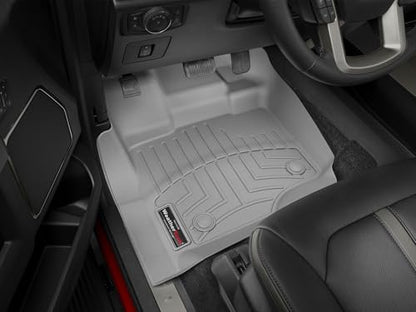 WeatherTech Custom Fit FloorLiners for Toyota Tacoma - 1st & 2nd Row (4612991-468722), Grey - color: Grey