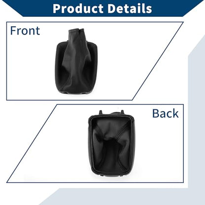No.24430525/5738392 Gear Shift Stick Gaiter for Opel for Astra 1998-2010 Gear Stick Knob Cover Boot Shift Cover Dustproof Leather 1 Pc Black