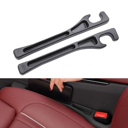 Car Seat Gap Filler Organizer 2 PCS Black Universal Seat Gap Plug Blocker Anti-Drop Console Catcher Phone Keys Storage for Car Truck SUV Auto Accessories Style2 - size: Style 2