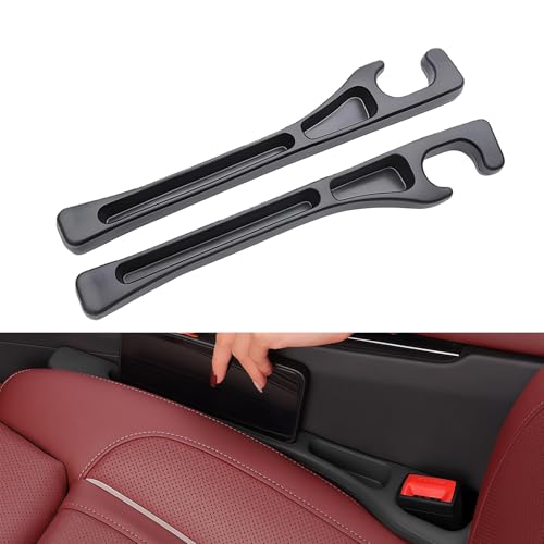 Car Seat Gap Filler Organizer 2 PCS Black Universal Seat Gap Plug Blocker Anti-Drop Console Catcher Phone Keys Storage for Car Truck SUV Auto Accessories Style2 - size: Style 2