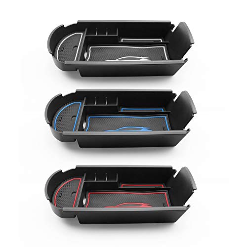 CDEFG Center Console Accessory Organizer Compatible with 2018 2019 2020 2021 2022 CHR C-HR, ABS Material Armrest Box Insert Tray (White) - color: 1Pcs White for CHR 2018-2023
