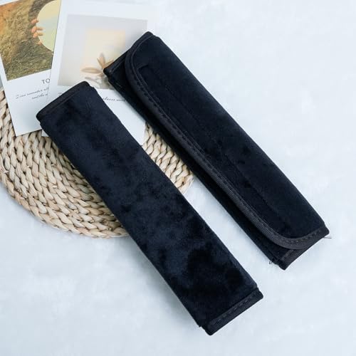 Soft Seat Belt Cover Pads, 2 PCS Shoulder Cushion - Universal Fit for All Cars, Backpacks, and Travel Bags, Comfortable and Anti-Friction Auto Seatbelt Covers for Adults, Kids, and Pets
