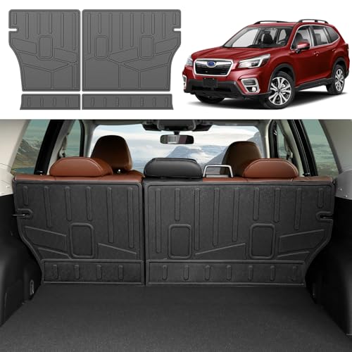 Cargo Mat Fit for 2019-2025 Subaru Forester Seat Back Cover Cargo Liner Backrest Mat Trunk Back Seat Protector for 2019 2020 2021 2022 2023 2024 2025 Subaru Forester(Seat Back Cover) - color: Seat Back Cover