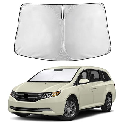 Autovir Windshield Sun Shade Fit for 2011-2015 2016 2017 Honda Odyssey Sun Shade, Front Window Sun Visor, UV Protection, Heat Blocker, Foldable Car Accessories - size: For Honda Odyssey 2011–2017